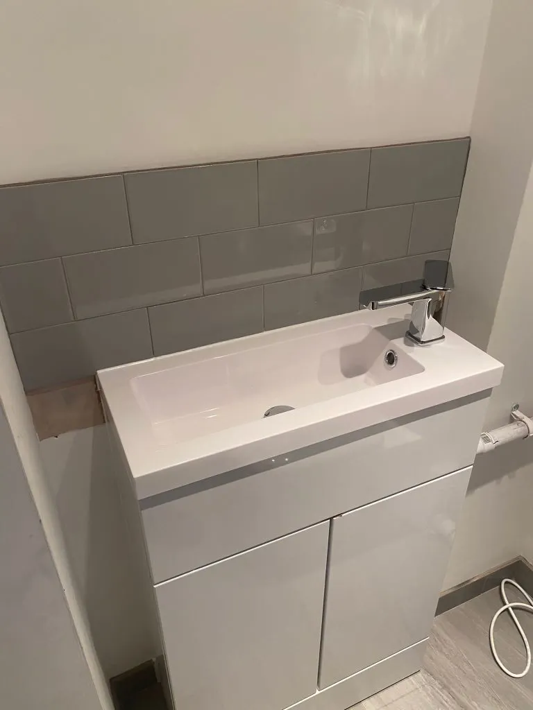 Installation of wash hamd basin Rickmansworth