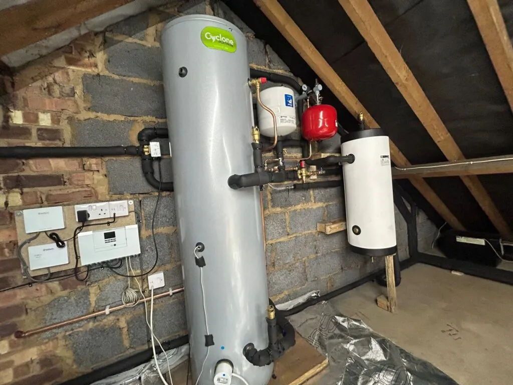 Rickmansworth Heating Solutions: Vaillant AroTherm Plus 5kW with High Gain Joule Cylinder (250L)